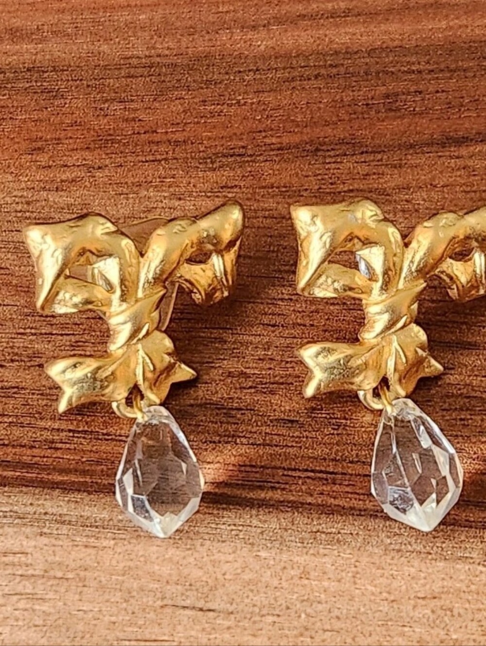 Lauren Conrad Goldtone Bow Pierced Earrings